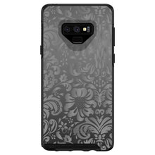 DistinctInk™ OtterBox Symmetry Series Case for Apple iPhone / Samsung Galaxy / Google Pixel - Shades of Grey Floral Pattern