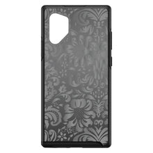 DistinctInk™ OtterBox Symmetry Series Case for Apple iPhone / Samsung Galaxy / Google Pixel - Shades of Grey Floral Pattern