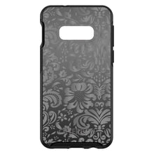 DistinctInk™ OtterBox Symmetry Series Case for Apple iPhone / Samsung Galaxy / Google Pixel - Shades of Grey Floral Pattern