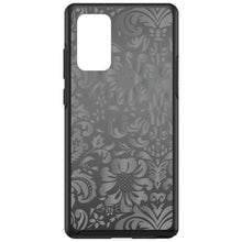 DistinctInk™ OtterBox Symmetry Series Case for Apple iPhone / Samsung Galaxy / Google Pixel - Shades of Grey Floral Pattern