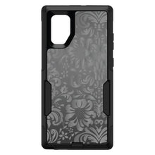 DistinctInk™ OtterBox Commuter Series Case for Apple iPhone or Samsung Galaxy - Shades of Grey Floral Pattern
