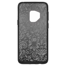 DistinctInk™ OtterBox Symmetry Series Case for Apple iPhone / Samsung Galaxy / Google Pixel - Shades of Grey Floral Pattern