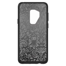 DistinctInk™ OtterBox Symmetry Series Case for Apple iPhone / Samsung Galaxy / Google Pixel - Shades of Grey Floral Pattern