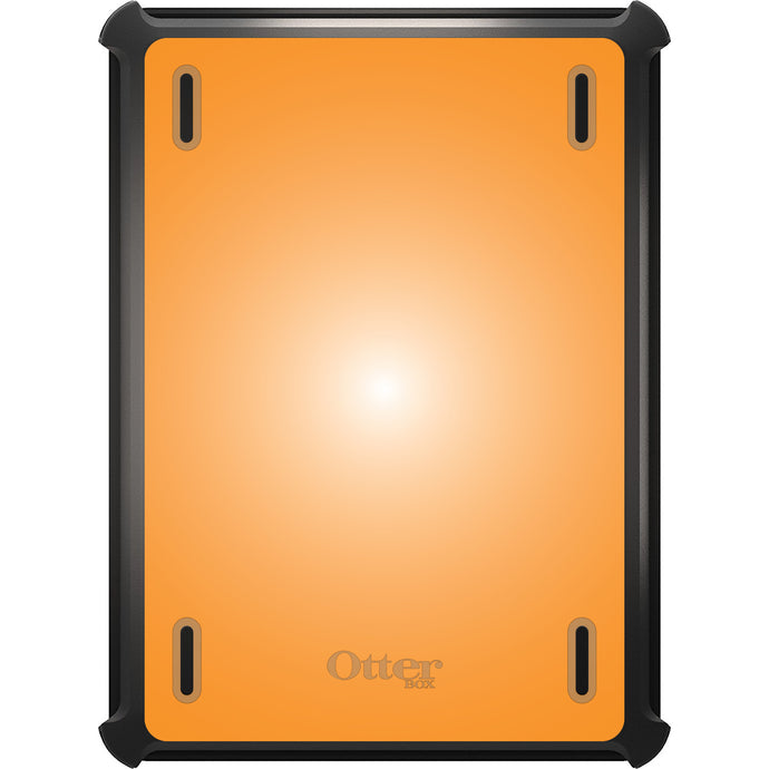 DistinctInk™ OtterBox Defender Series Case for Apple iPad / iPad Pro / iPad Air / iPad Mini - Orange White Gradient Burst Sun