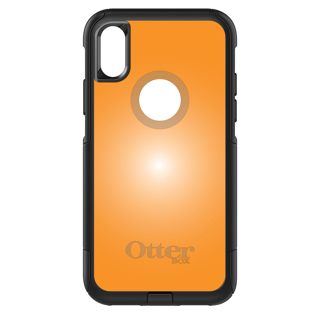 Orange White Gradient Burst Sun OtterBox Commuter Case for iPhone & Galaxy, view 3