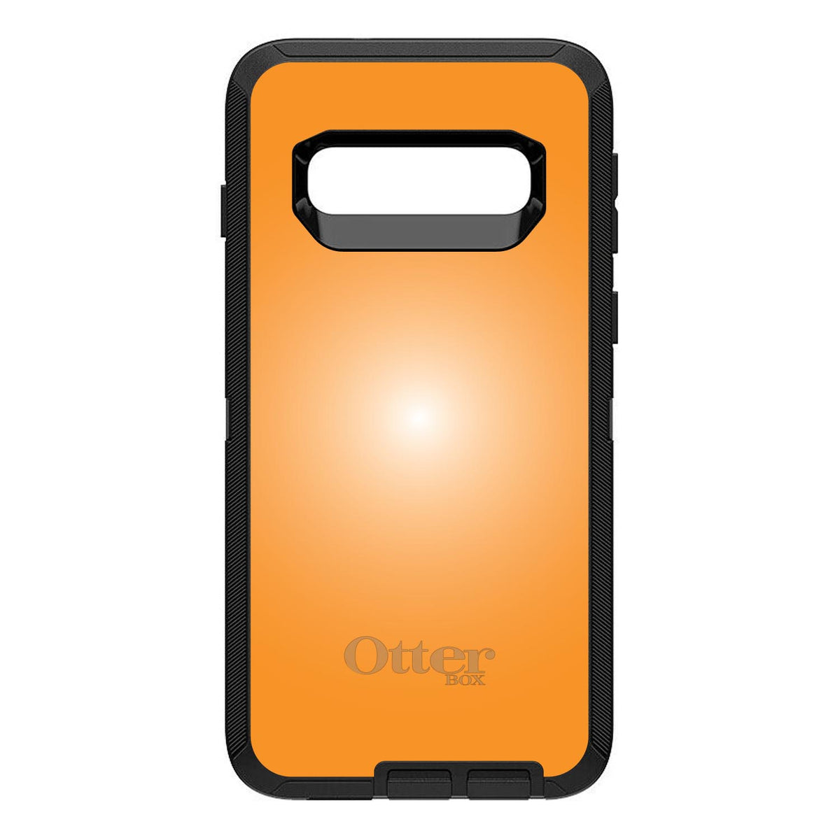 Orange White Gradient Burst Sun OtterBox Defender Case for iPhone & Galaxy, view 6