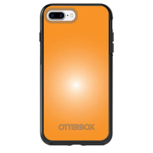 DistinctInk™ OtterBox Symmetry Series Case for Apple iPhone / Samsung Galaxy / Google Pixel - Orange White Gradient Burst Sun