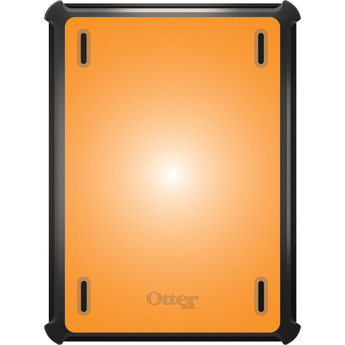 DistinctInk™ OtterBox Defender Series Case for Apple iPad / iPad Pro / iPad Air / iPad Mini - Orange White Gradient Burst Sun