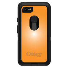 DistinctInk™ OtterBox Defender Series Case for Apple iPhone / Samsung Galaxy / Google Pixel - Orange White Gradient Burst Sun