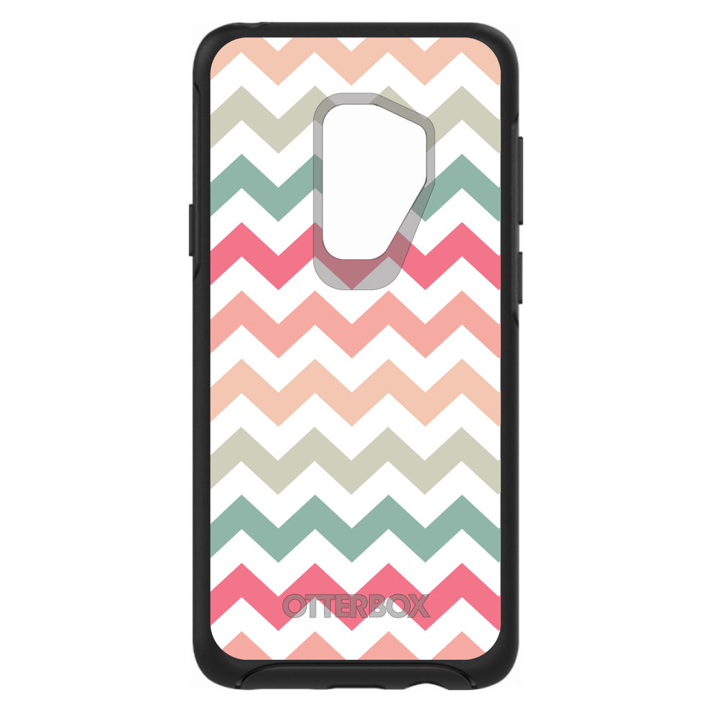 Pastel Chevron Wave Stripes OtterBox Symmetry Case for iPhone & Galaxy, view 9