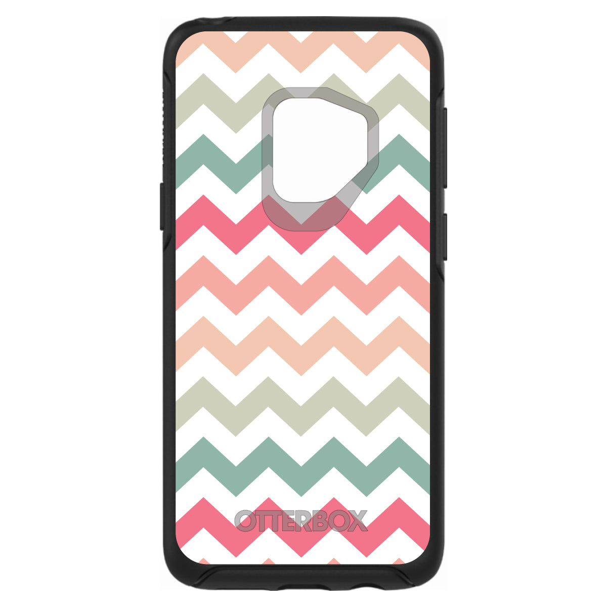 Pastel Chevron Wave Stripes OtterBox Symmetry Case for iPhone & Galaxy, view 8