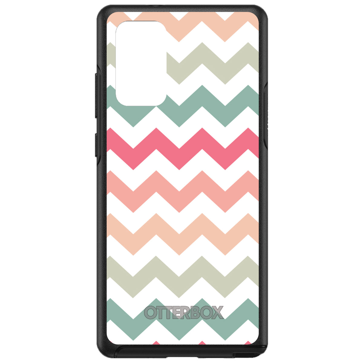 Pastel Chevron Wave Stripes OtterBox Symmetry Case for iPhone & Galaxy, view 10