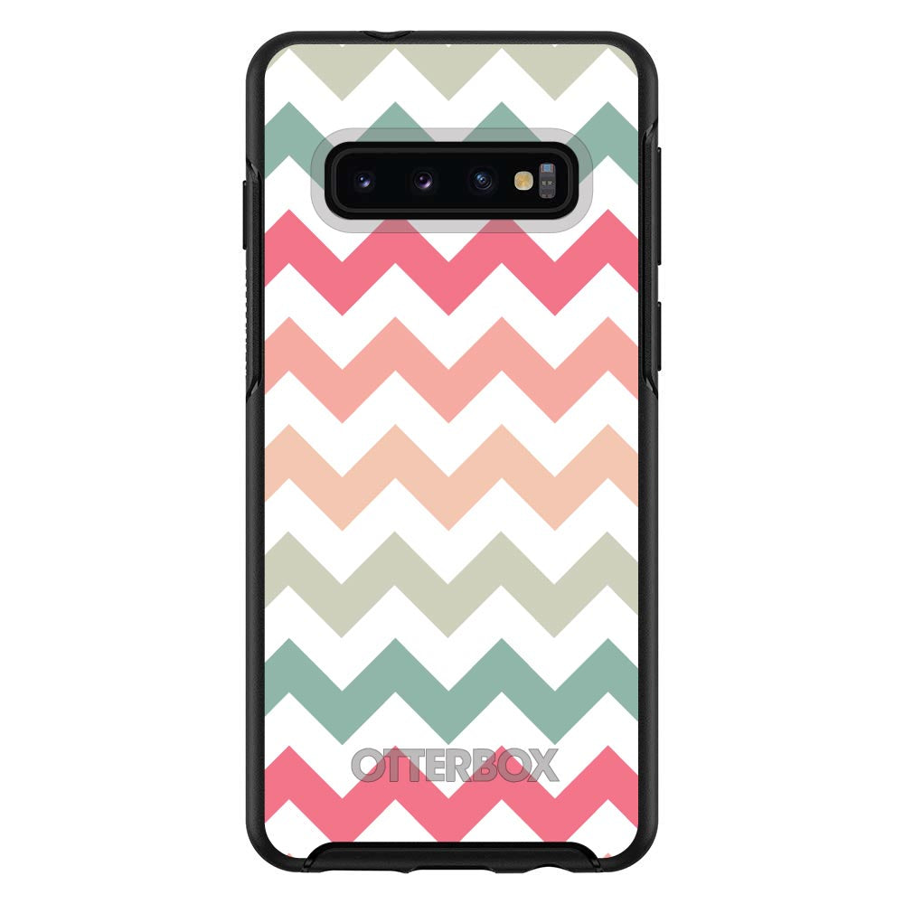 Pastel Chevron Wave Stripes OtterBox Symmetry Case for iPhone & Galaxy, view 6