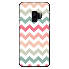 DistinctInk® Hard Plastic Snap-On Case for Apple iPhone or Samsung Galaxy - Pastel Chevron Wave Stripes
