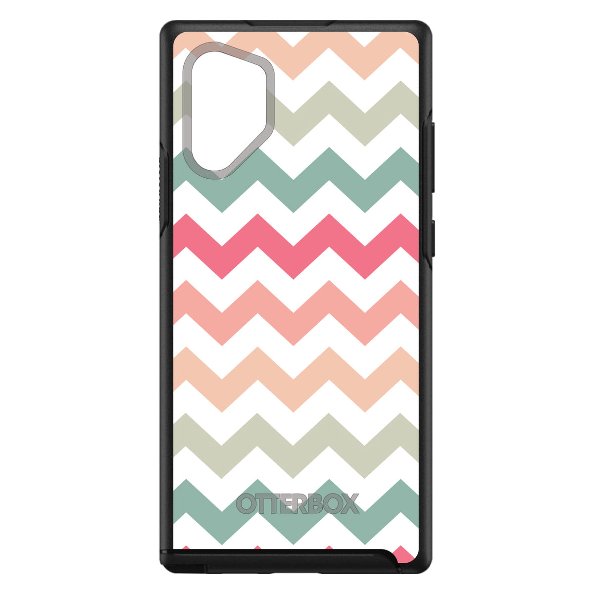 Pastel Chevron Wave Stripes OtterBox Symmetry Case for iPhone & Galaxy, view 11