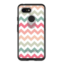 DistinctInk™ OtterBox Symmetry Series Case for Apple iPhone / Samsung Galaxy / Google Pixel - Pastel Chevron Wave Stripes