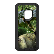 DistinctInk™ OtterBox Defender Series Case for Apple iPhone / Samsung Galaxy / Google Pixel - T-Rex Dinosaurs Raptor