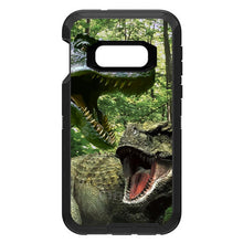 DistinctInk™ OtterBox Defender Series Case for Apple iPhone / Samsung Galaxy / Google Pixel - T-Rex Dinosaurs Raptor