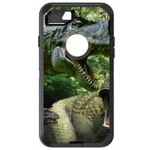 DistinctInk™ OtterBox Defender Series Case for Apple iPhone / Samsung Galaxy / Google Pixel - T-Rex Dinosaurs Raptor