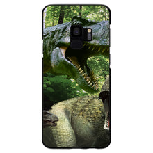 DistinctInk® Hard Plastic Snap-On Case for Apple iPhone or Samsung Galaxy - T-Rex Dinosaurs Raptor