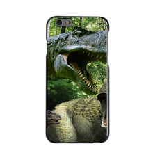 DistinctInk® Hard Plastic Snap-On Case for Apple iPhone or Samsung Galaxy - T-Rex Dinosaurs Raptor