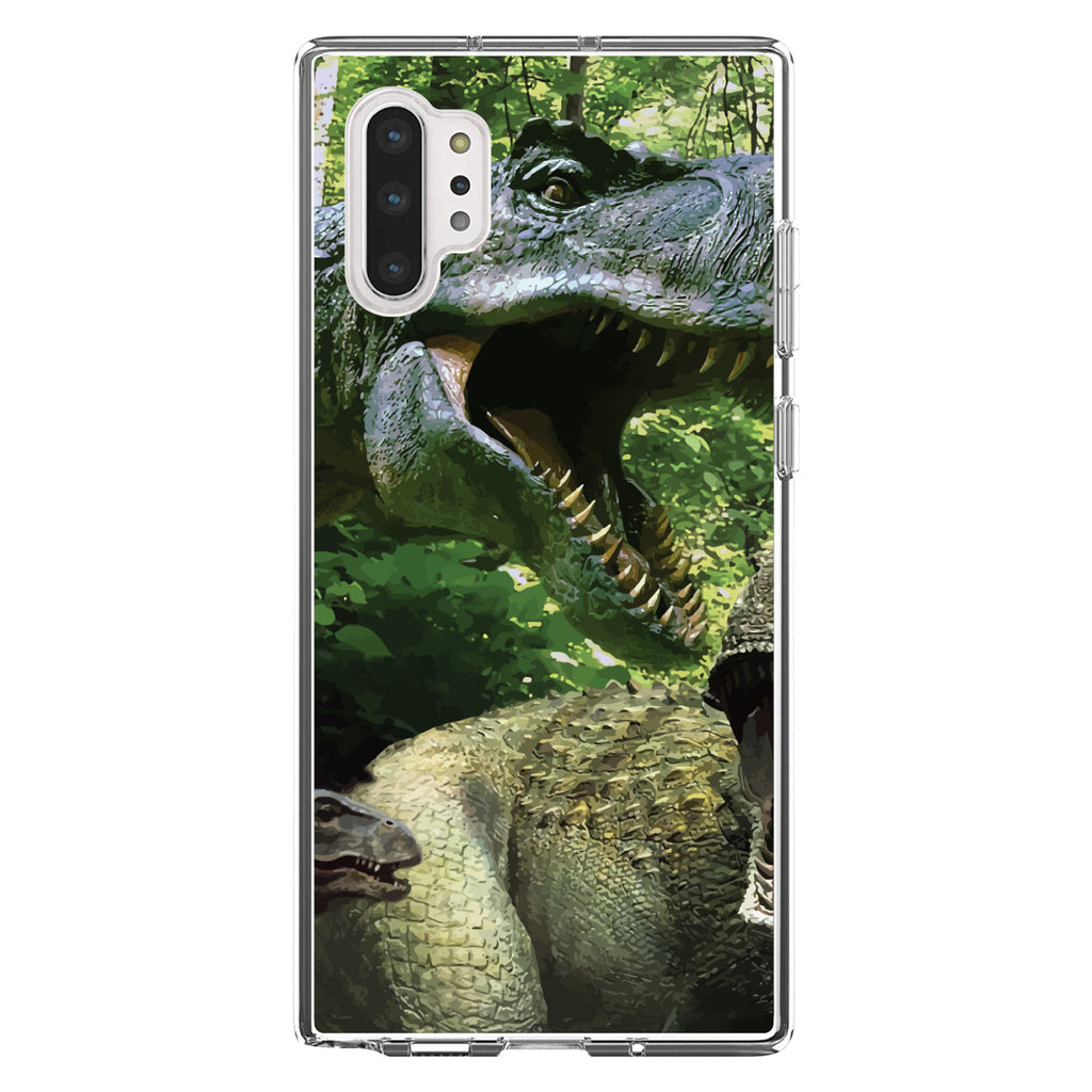 T-Rex Dinosaurs Raptor Clear Shockproof iPhone Case, view 10