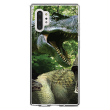 DistinctInk® Clear Shockproof Hybrid Case for Apple iPhone / Samsung Galaxy / Google Pixel - T-Rex Dinosaurs Raptor