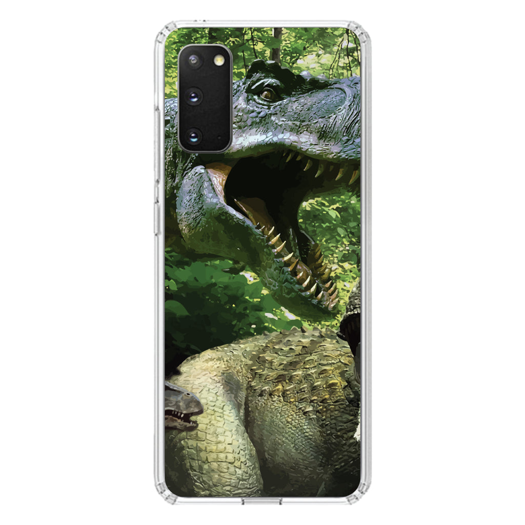 T-Rex Dinosaurs Raptor Clear Shockproof iPhone Case, view 14