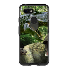 DistinctInk™ OtterBox Symmetry Series Case for Apple iPhone / Samsung Galaxy / Google Pixel - T-Rex Dinosaurs Raptor