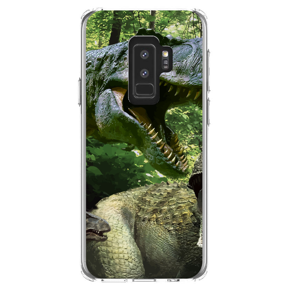 T-Rex Dinosaurs Raptor Clear Shockproof iPhone Case, view 20