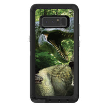 DistinctInk™ OtterBox Defender Series Case for Apple iPhone / Samsung Galaxy / Google Pixel - T-Rex Dinosaurs Raptor