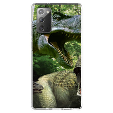DistinctInk® Clear Shockproof Hybrid Case for Apple iPhone / Samsung Galaxy / Google Pixel - T-Rex Dinosaurs Raptor