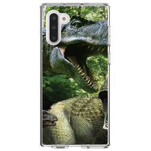 DistinctInk® Clear Shockproof Hybrid Case for Apple iPhone / Samsung Galaxy / Google Pixel - T-Rex Dinosaurs Raptor
