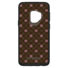 DistinctInk™ OtterBox Symmetry Series Case for Apple iPhone / Samsung Galaxy / Google Pixel - Brown & Pink Floral Pattern