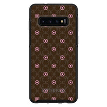 DistinctInk™ OtterBox Symmetry Series Case for Apple iPhone / Samsung Galaxy / Google Pixel - Brown & Pink Floral Pattern