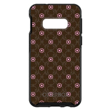 DistinctInk™ OtterBox Symmetry Series Case for Apple iPhone / Samsung Galaxy / Google Pixel - Brown & Pink Floral Pattern