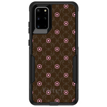 DistinctInk™ OtterBox Commuter Series Case for Apple iPhone or Samsung Galaxy - Brown & Pink Floral Pattern