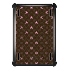 DistinctInk™ OtterBox Defender Series Case for Apple iPad / iPad Pro / iPad Air / iPad Mini - Brown & Pink Floral Pattern