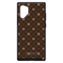 DistinctInk™ OtterBox Symmetry Series Case for Apple iPhone / Samsung Galaxy / Google Pixel - Brown & Pink Floral Pattern