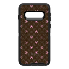 DistinctInk™ OtterBox Defender Series Case for Apple iPhone / Samsung Galaxy / Google Pixel - Brown & Pink Floral Pattern
