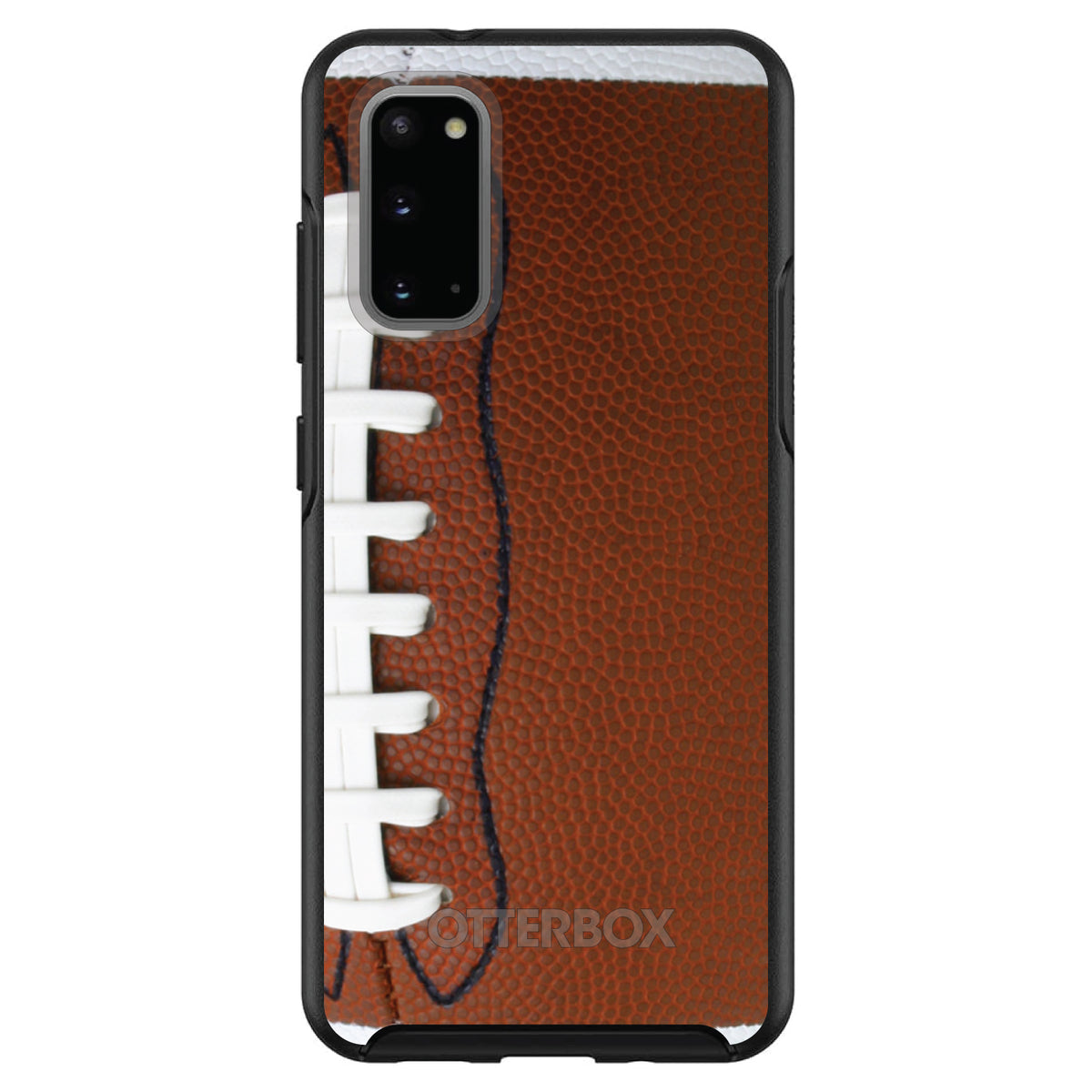 Football Texture Photo Laces OtterBox Symmetry Case for iPhone & Galaxy, view 5