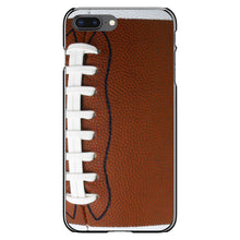 DistinctInk® Hard Plastic Snap-On Case for Apple iPhone or Samsung Galaxy - Football Texture Photo Laces