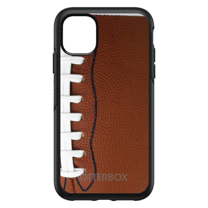 DistinctInk™ OtterBox Symmetry Series Case for Apple iPhone / Samsung Galaxy / Google Pixel - Football Texture Photo Laces