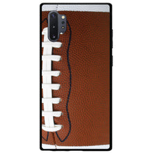 DistinctInk® Hard Plastic Snap-On Case for Apple iPhone or Samsung Galaxy - Football Texture Photo Laces