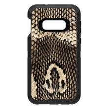 DistinctInk™ OtterBox Defender Series Case for Apple iPhone / Samsung Galaxy / Google Pixel - Brown Tan Snake Skin Texture