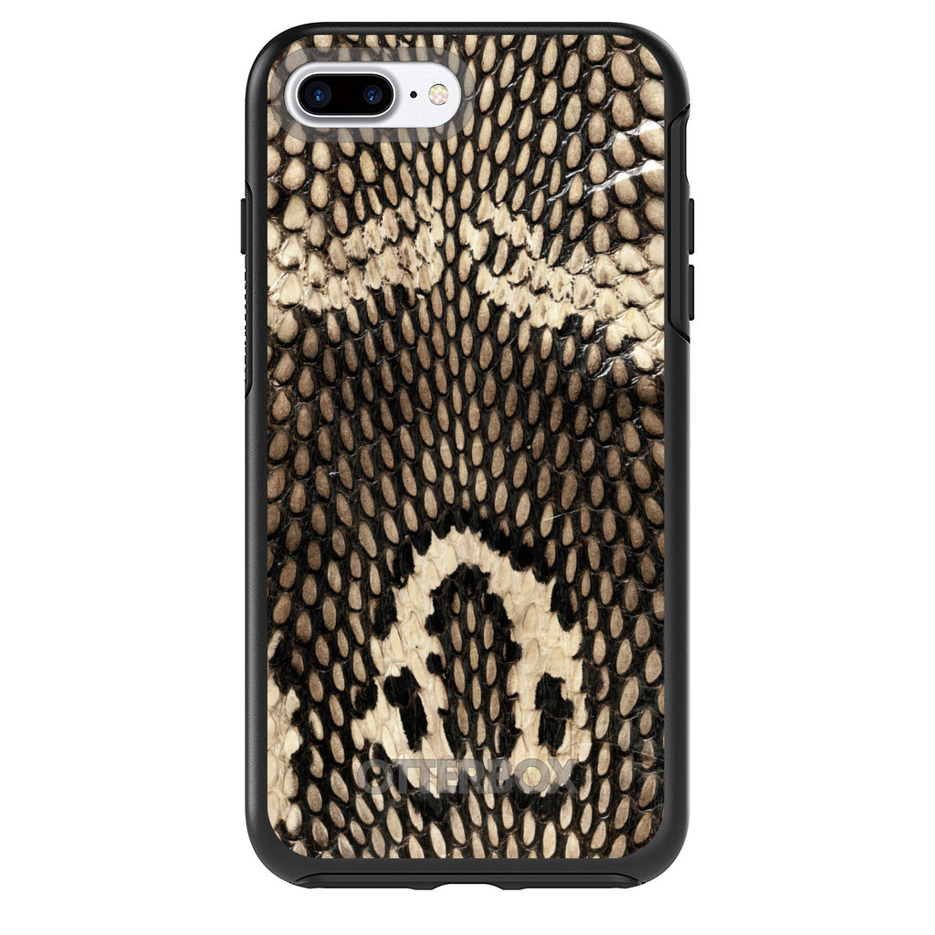 Brown Tan Snake Skin Texture OtterBox Symmetry Case for iPhone & Galaxy, view 2