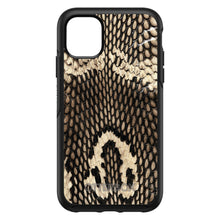 DistinctInk™ OtterBox Symmetry Series Case for Apple iPhone / Samsung Galaxy / Google Pixel - Brown Tan Snake Skin Texture