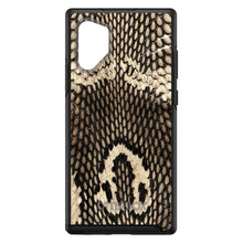 DistinctInk™ OtterBox Symmetry Series Case for Apple iPhone / Samsung Galaxy / Google Pixel - Brown Tan Snake Skin Texture