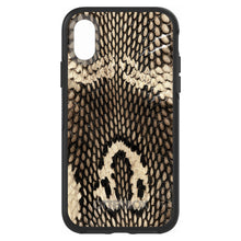 DistinctInk™ OtterBox Symmetry Series Case for Apple iPhone / Samsung Galaxy / Google Pixel - Brown Tan Snake Skin Texture