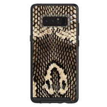 DistinctInk™ OtterBox Symmetry Series Case for Apple iPhone / Samsung Galaxy / Google Pixel - Brown Tan Snake Skin Texture